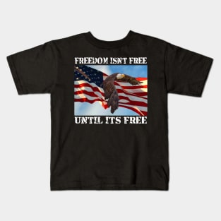 Patriotic Freedom Kids T-Shirt